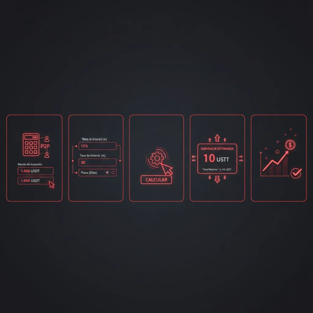 Cómo Usar la Calculadora P2P de PitbullChain para Estimar Ganancias