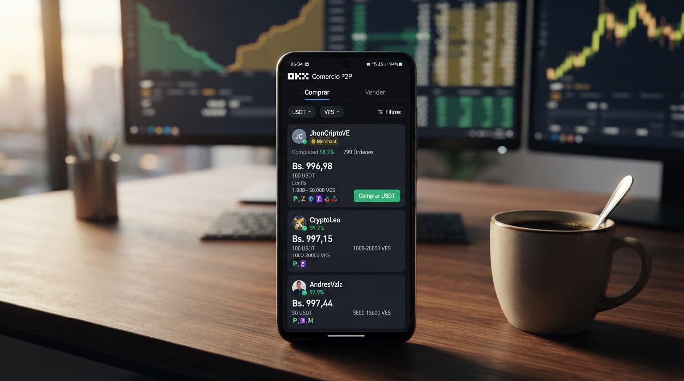 Alerta en el comercio P2P: spread general de USDT en Venezuela sube a 4,61%