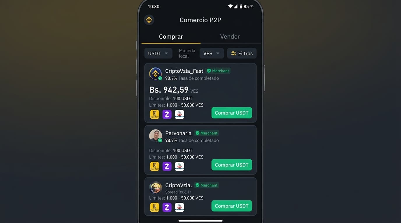 Análisis P2P en Venezuela: Brecha del 5,85% e Inclinación en el Libro de Órdenes