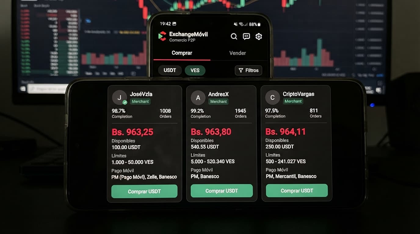Anatomía del order book USDT/VES: 0,08% real vs 3,37% del radar