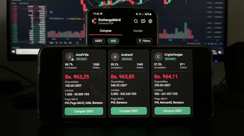 Anatomía del order book USDT/VES: 0,08% real vs 3,37% del radar