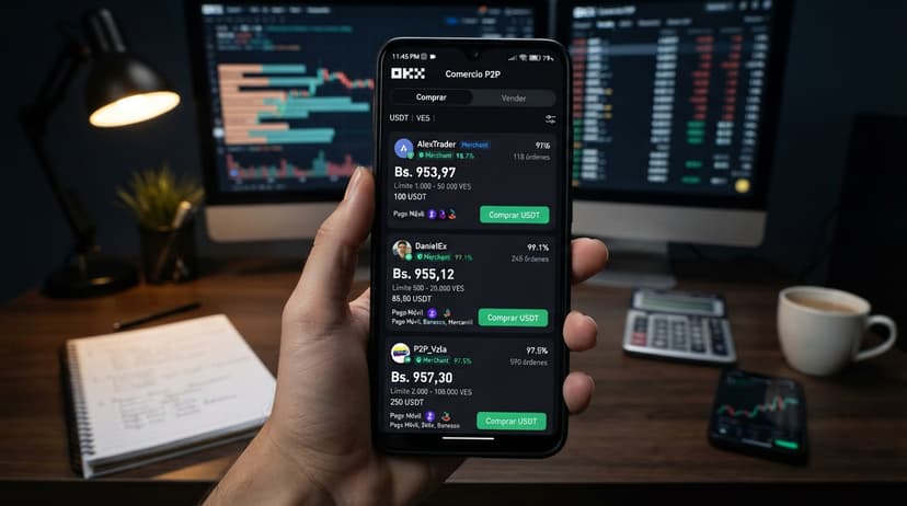 BCV en 849,564 Bs y P2P en 951 Bs: la prima de 13,83% y el spread que sí pagas