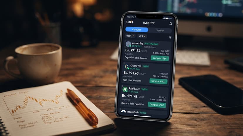 Binance vs Bybit en el P2P: bancos, Pago Móvil y el spread real del USDT