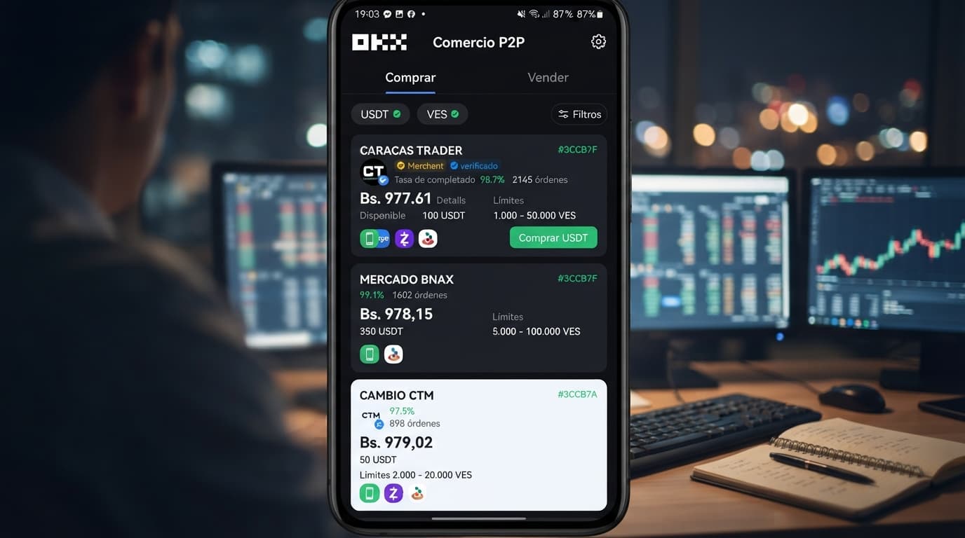 Binance vs. Bybit P2P: dónde está hoy la liquidez del USDT en Venezuela