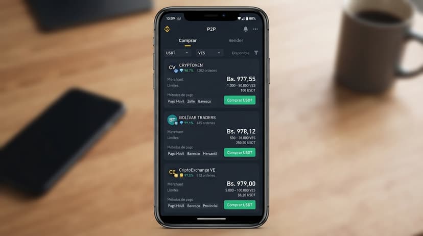 Binance vs Bybit P2P en Venezuela: order book, bancos y liquidez al 5-O