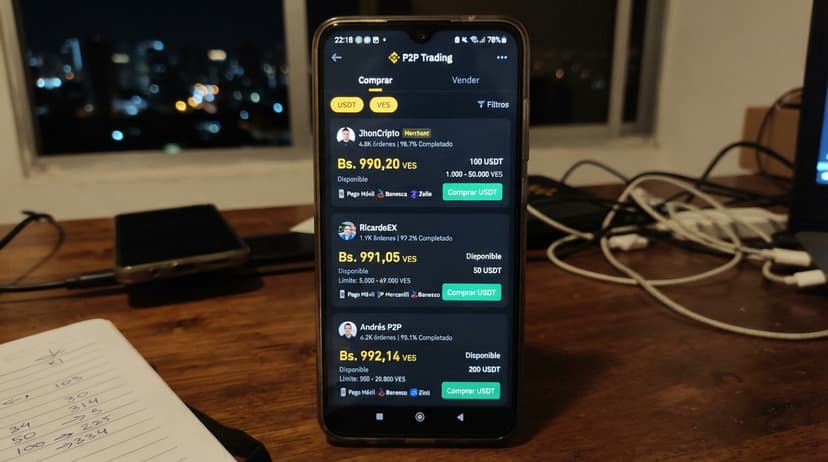 Binance vs Bybit P2P: spread de 0,03% en el tope y prima de 13,47% vs BCV