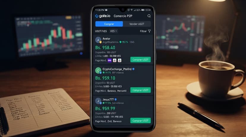 Binance y Bybit P2P: bancos, límites y profundidad del libro en Venezuela