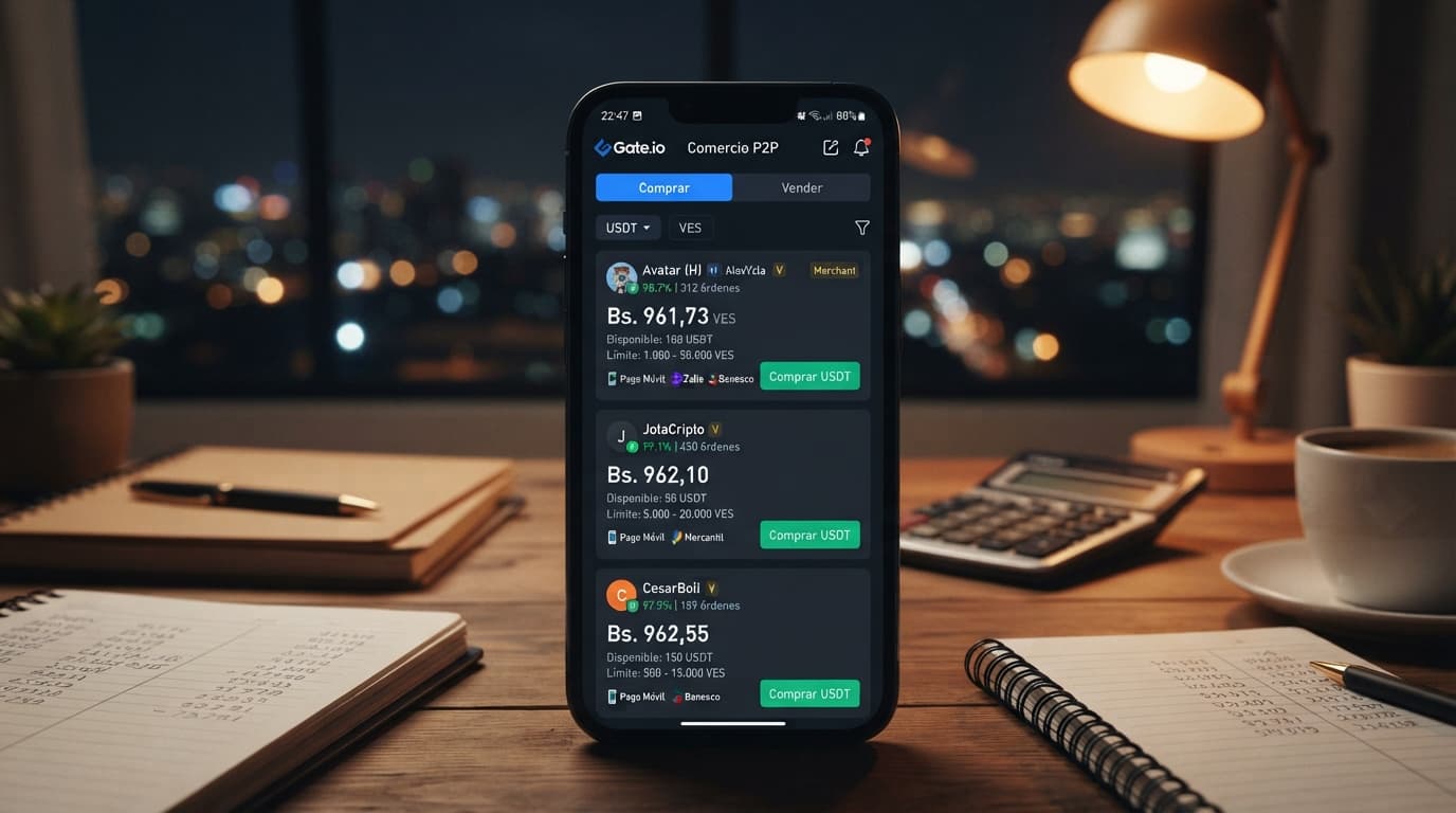 Brecha BCV–USDT P2P: 971,08 vs 960,44 Bs, dos lecturas del mercado