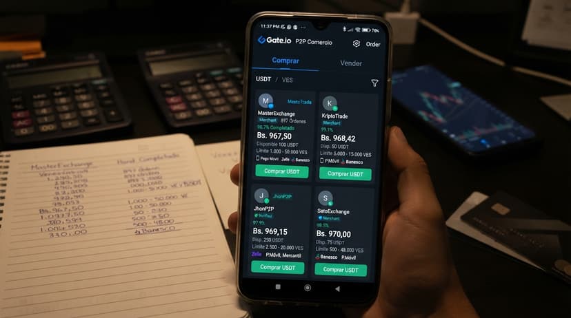Brecha de Bs. 27,41 entre MEXC y OKX: el libro real lo mueven Binance y Bybit