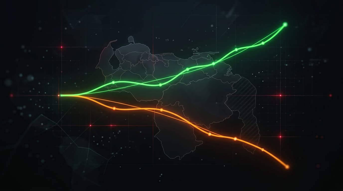 Brecha P2P en Venezuela: Binance y OKX divergen 3,55% en USDT