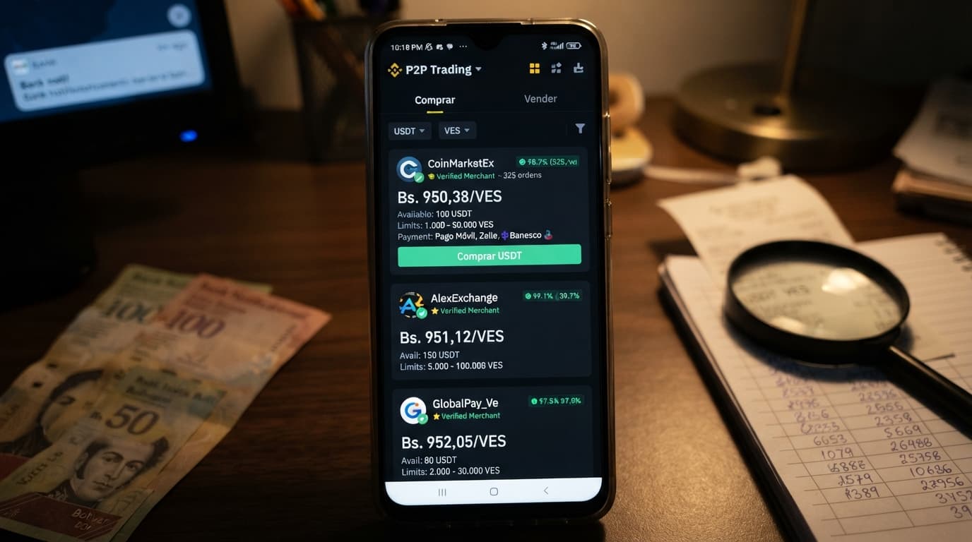 Checklist anti-estafa antes de liberar una orden P2P en Venezuela