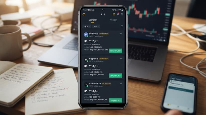Checklist P2P: verifica spread, liquidez y banco antes de cerrar tu comercio