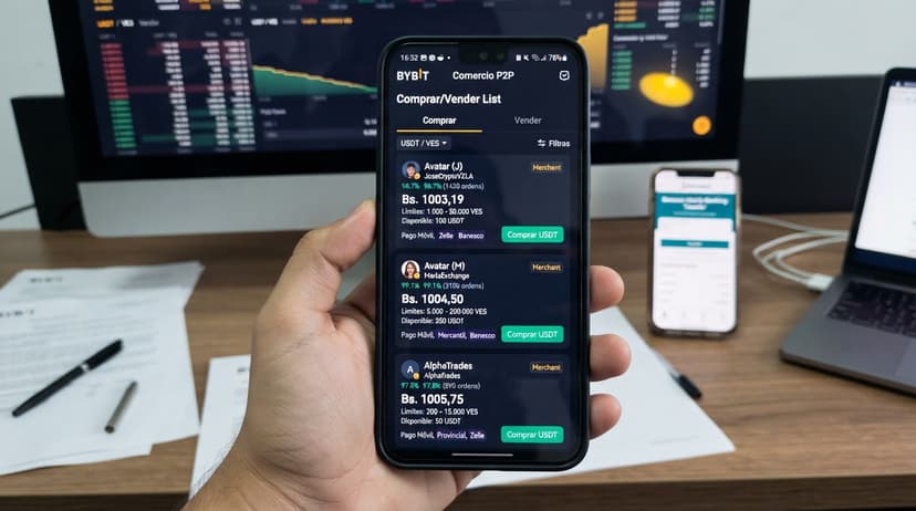 Comercio P2P de USDT en Venezuela registra spread de 2,36% y alta liquidez