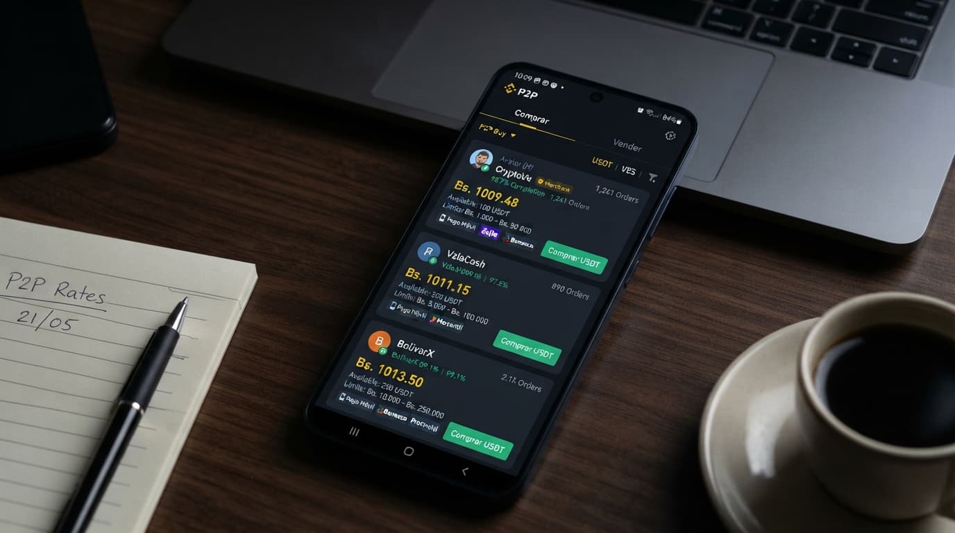 Cómo evaluar la liquidez y el spread en el comercio P2P en Venezuela