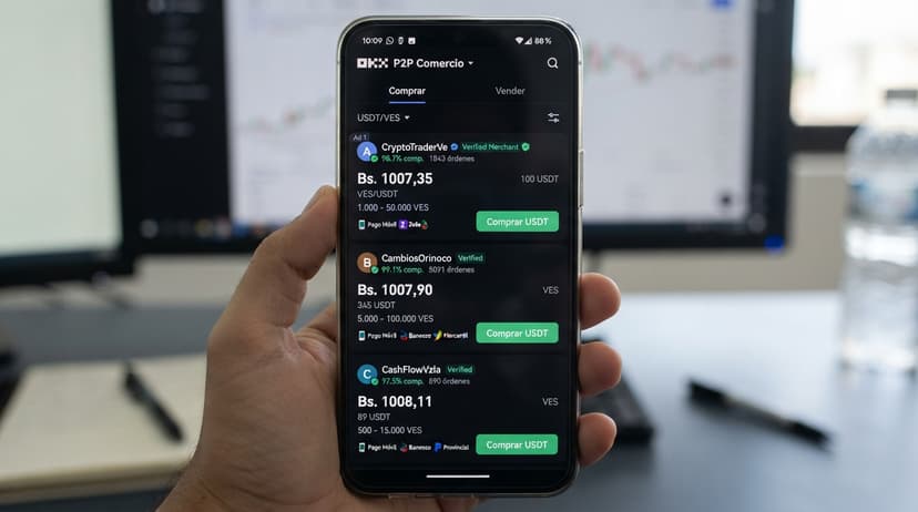 Cómo interpretar el spread y la liquidez en el comercio P2P en Venezuela