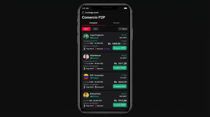 Cómo interpretar el spread y la prima en el comercio P2P de USDT en Venezuela