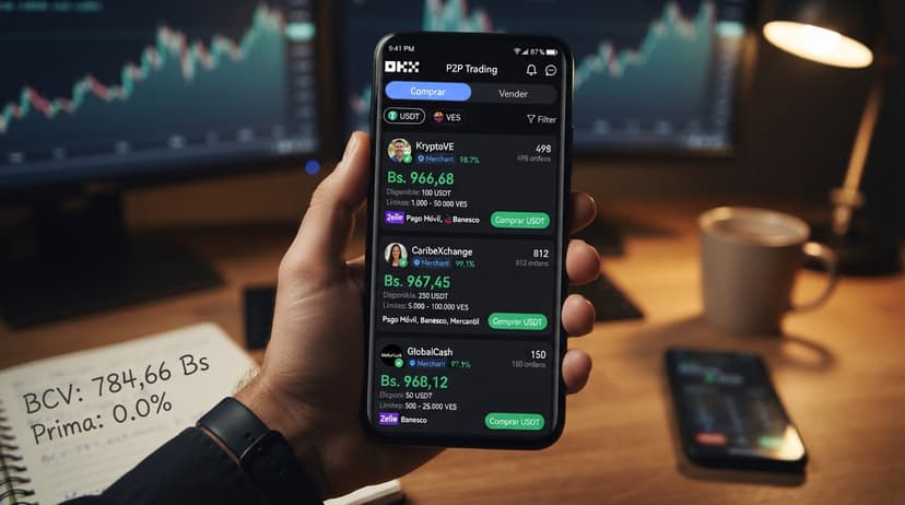Cómo leer el order book P2P antes de comprar USDT en Venezuela
