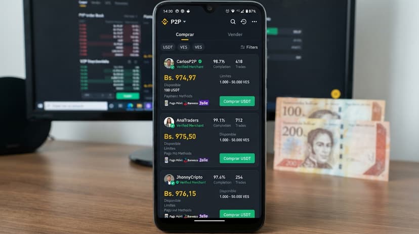 Cómo leer el order book P2P en Venezuela: spread, profundidad y desbalance