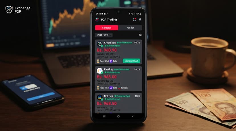 Cómo leer el order book P2P y calcular tu costo real en USDT