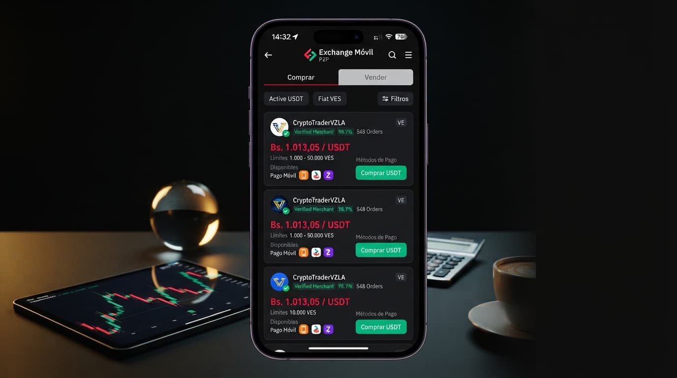 Cómo leer el spread y la prima del USDT P2P en Venezuela: guía práctica