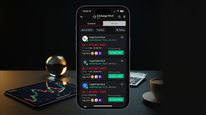 Cómo leer el spread y la prima del USDT P2P en Venezuela: guía práctica