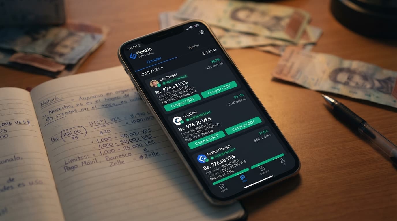 Cómo se forma el spread del USDT P2P: prima, libro y bancos