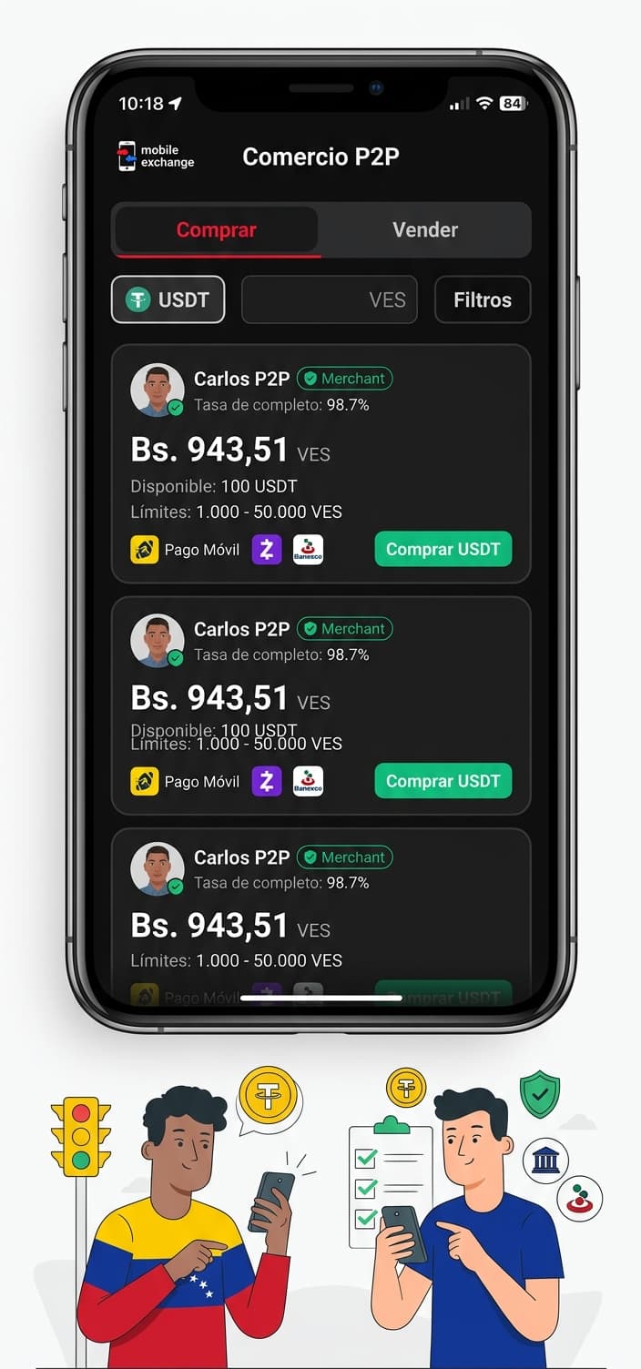 Cómo verificar un merchant P2P en Venezuela: 7 pasos contra fraudes