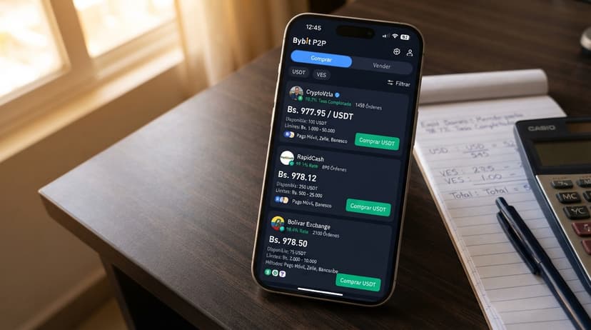 Dos spreads en un mismo día: cómo leer el order book P2P en Venezuela