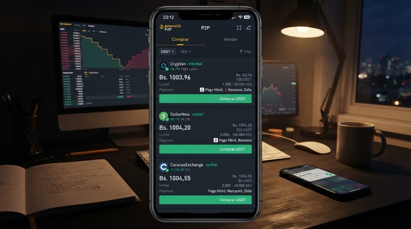 El doble spread del USDT P2P: 6,07% en el radar y 0,14% en el order book