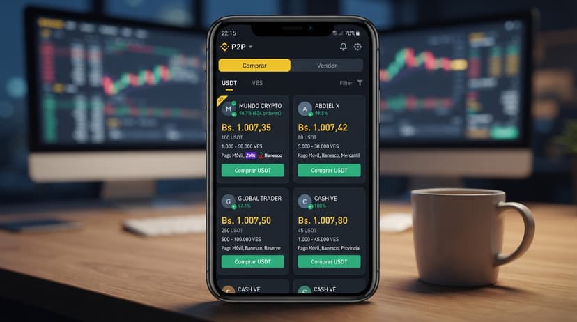 Exchanges en Venezuela: Diferencia de 1,50% marca el comercio P2P en bolívares