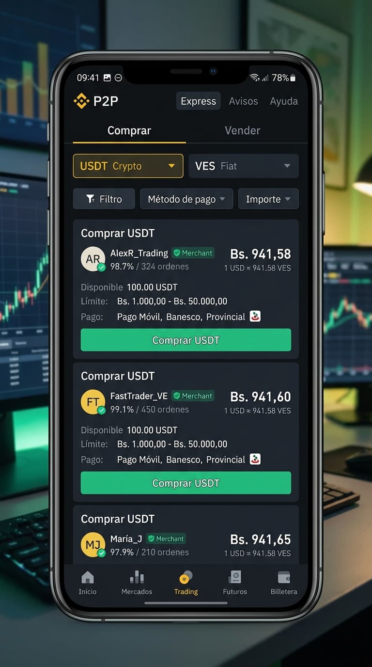 Exchanges P2P en Venezuela: liquidez, spreads y balance de plataformas