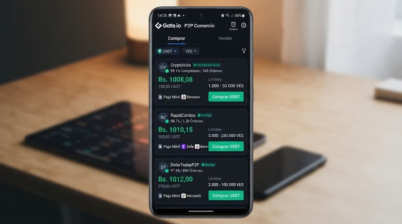 Guía de spread y profundidad del order book en el comercio P2P en Venezuela