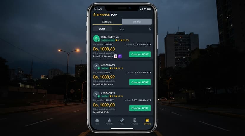 Liquidez P2P y spread en Venezuela: 250 ofertas y prima de 14.26% ante el BCV