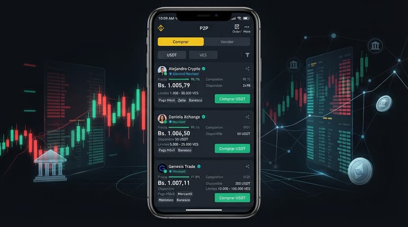 Liquidez y spread en el comercio P2P: comportamiento de Binance y Bybit