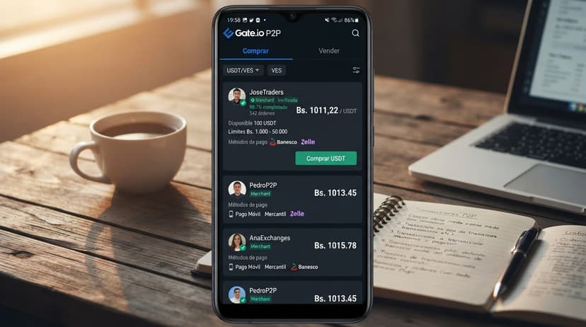 Order book P2P: cómo verificar banco y contraparte antes de comprar USDT