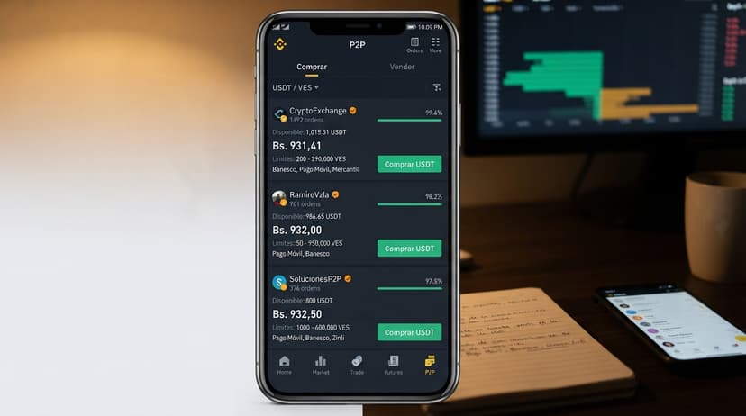Order book P2P y comparador de bancos: checklist antes de operar USDT