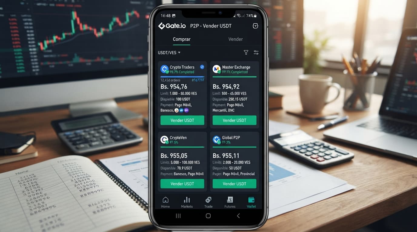 Order book: USDT desde Bs. 913,90 en MEXC y Bs. 954 en Binance