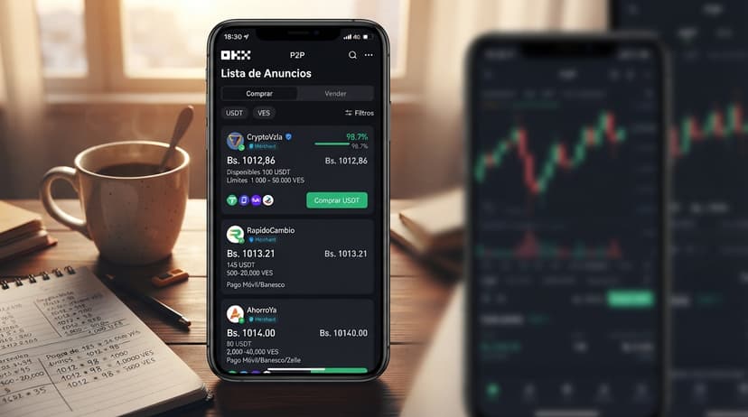 P2P Venezuela: Binance y Bybit concentran el order book; prima 17,13%