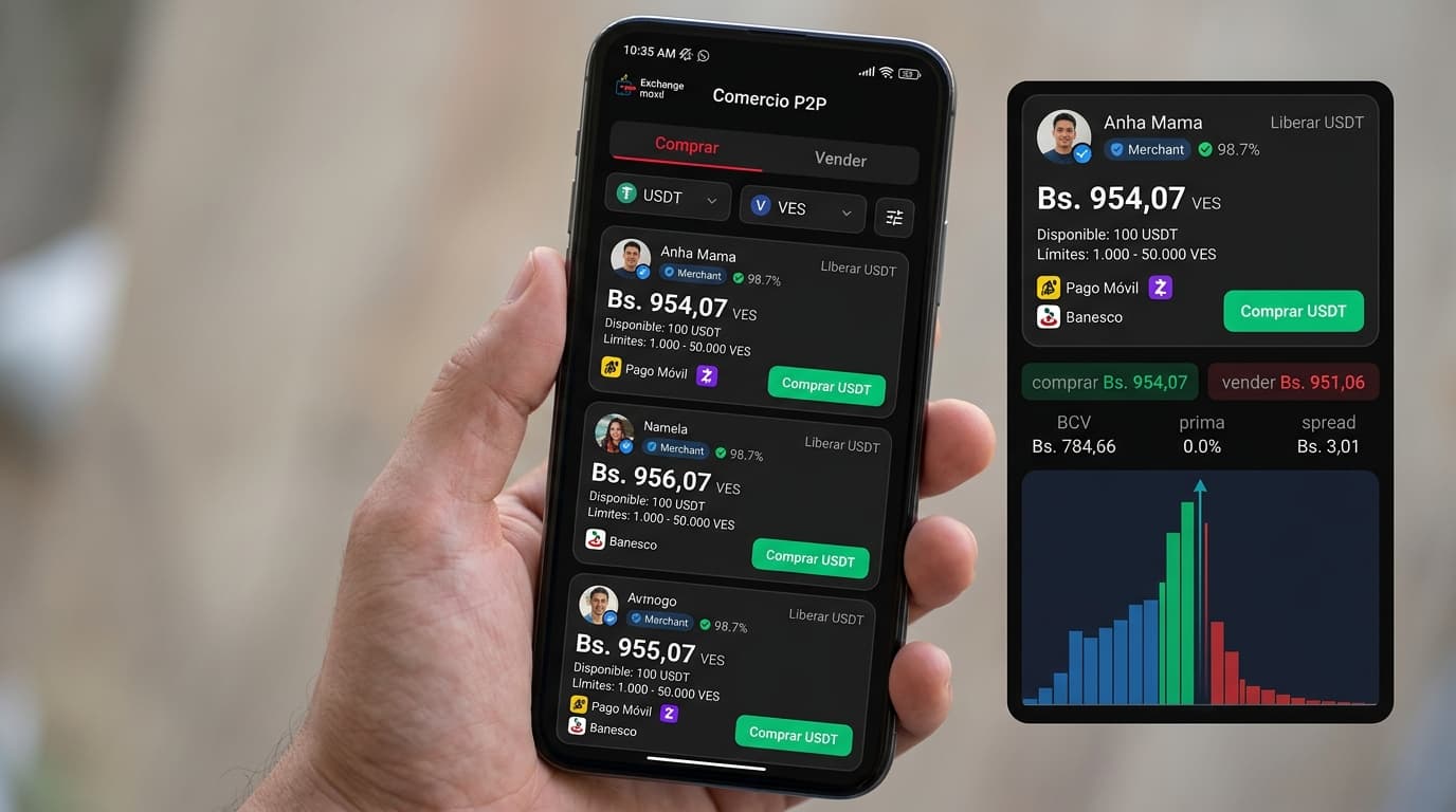 Presión compradora en el P2P: 66.96% del order book se inclina a comprar USDT