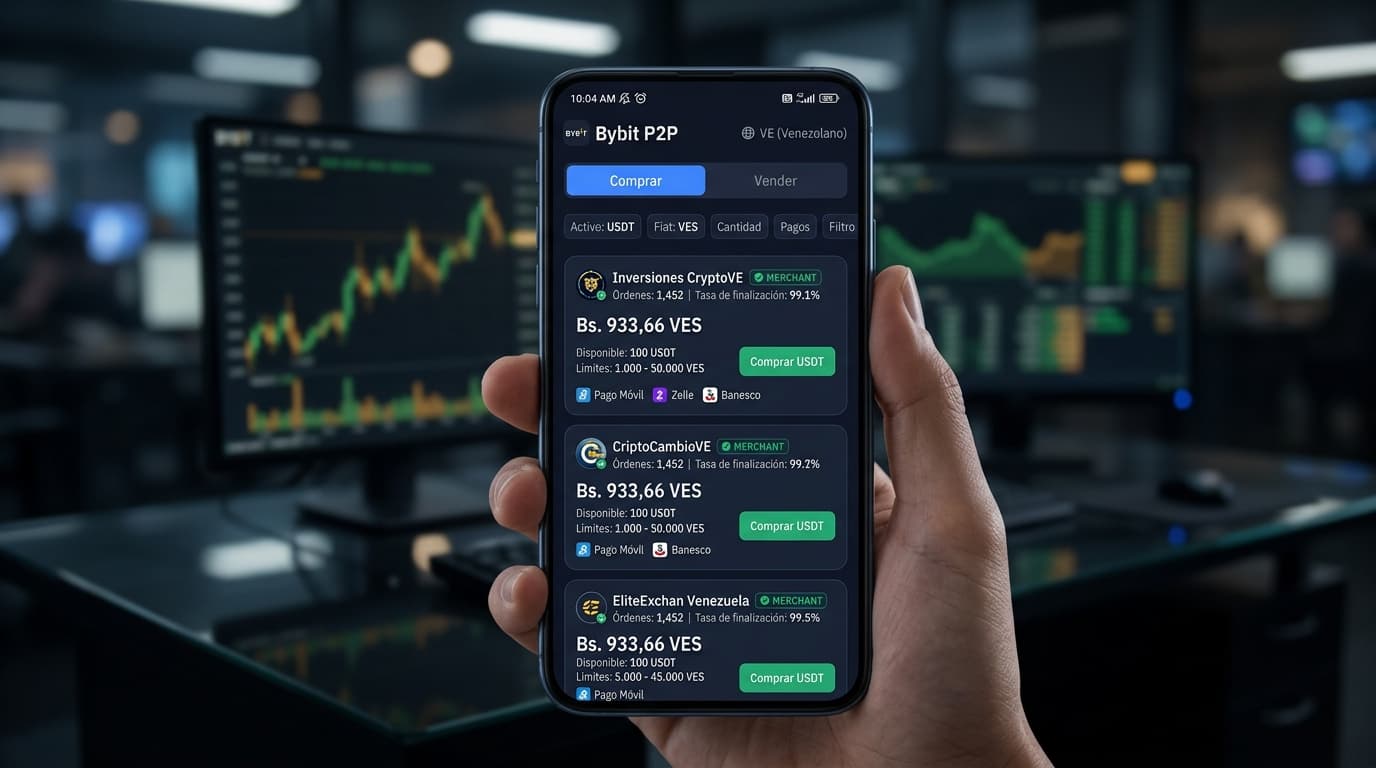 Prima de 19.86% frente al BCV y asimetría de spreads en el P2P USDT/VES