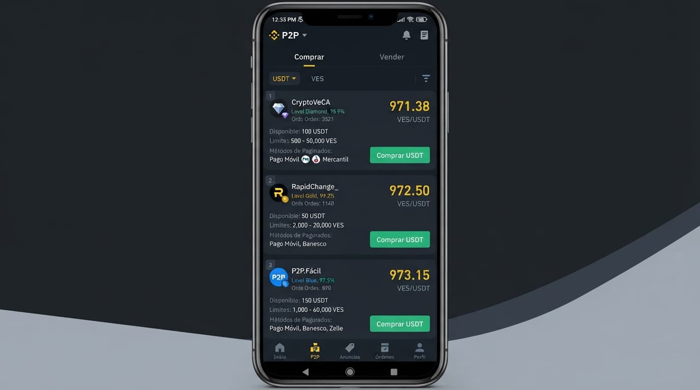 Prima del USDT P2P frente al BCV toca 19,4% y abre brechas de liquidez