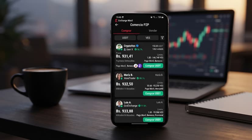 Prima del USDT P2P se ubica en 14,14% frente al BCV a finales de octubre