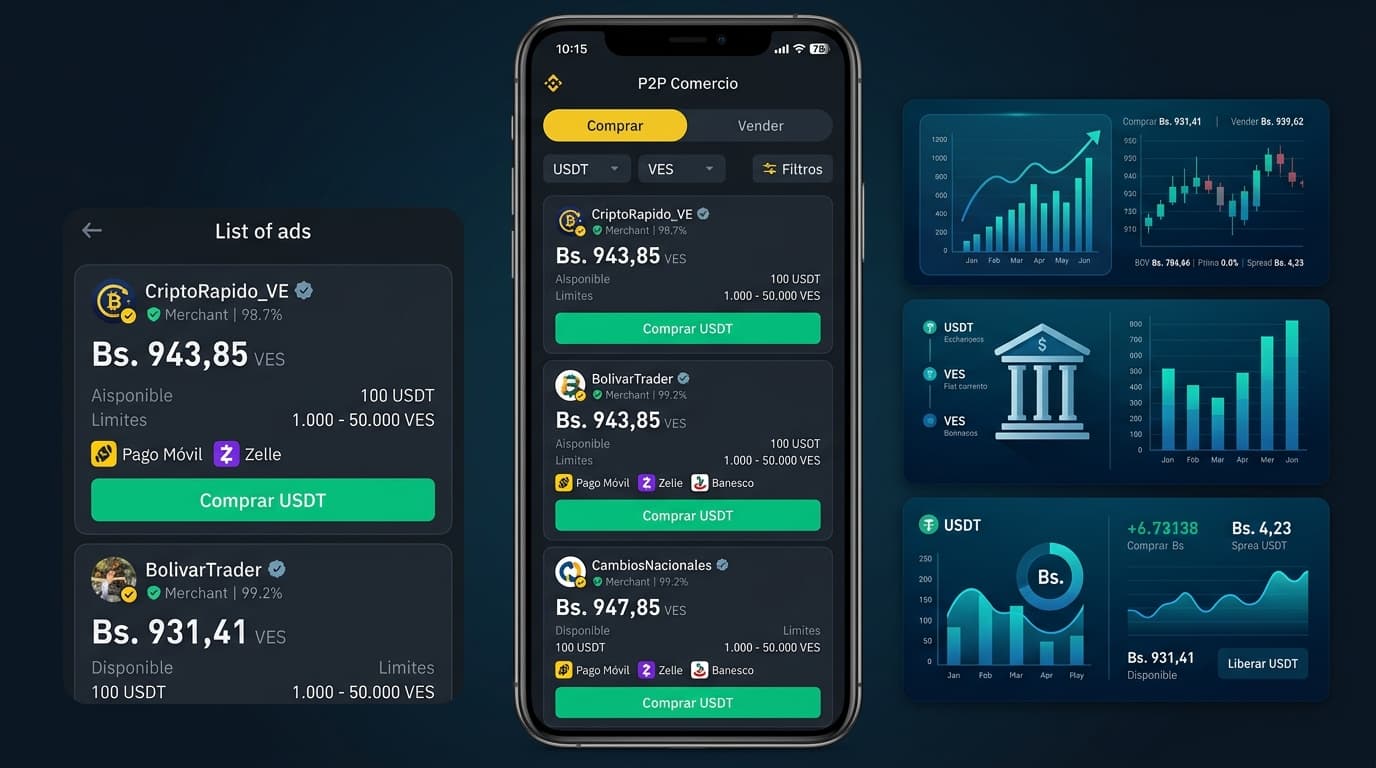 Prima del USDT vs BCV en septiembre 2026: radiografía P2P en Venezuela