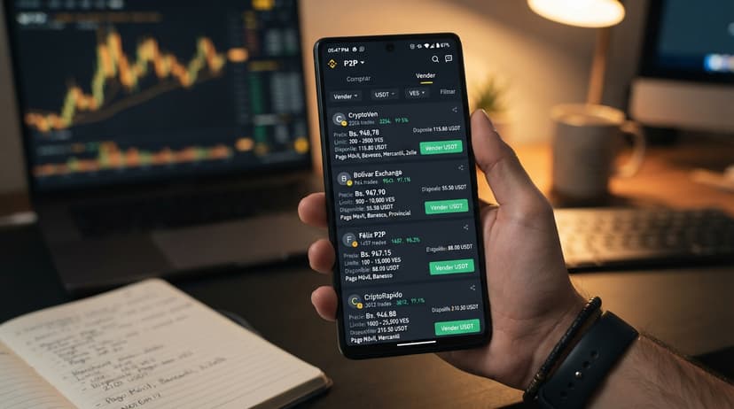 Prima USDT P2P vs BCV: 13,75% y spread de 4% — qué miden