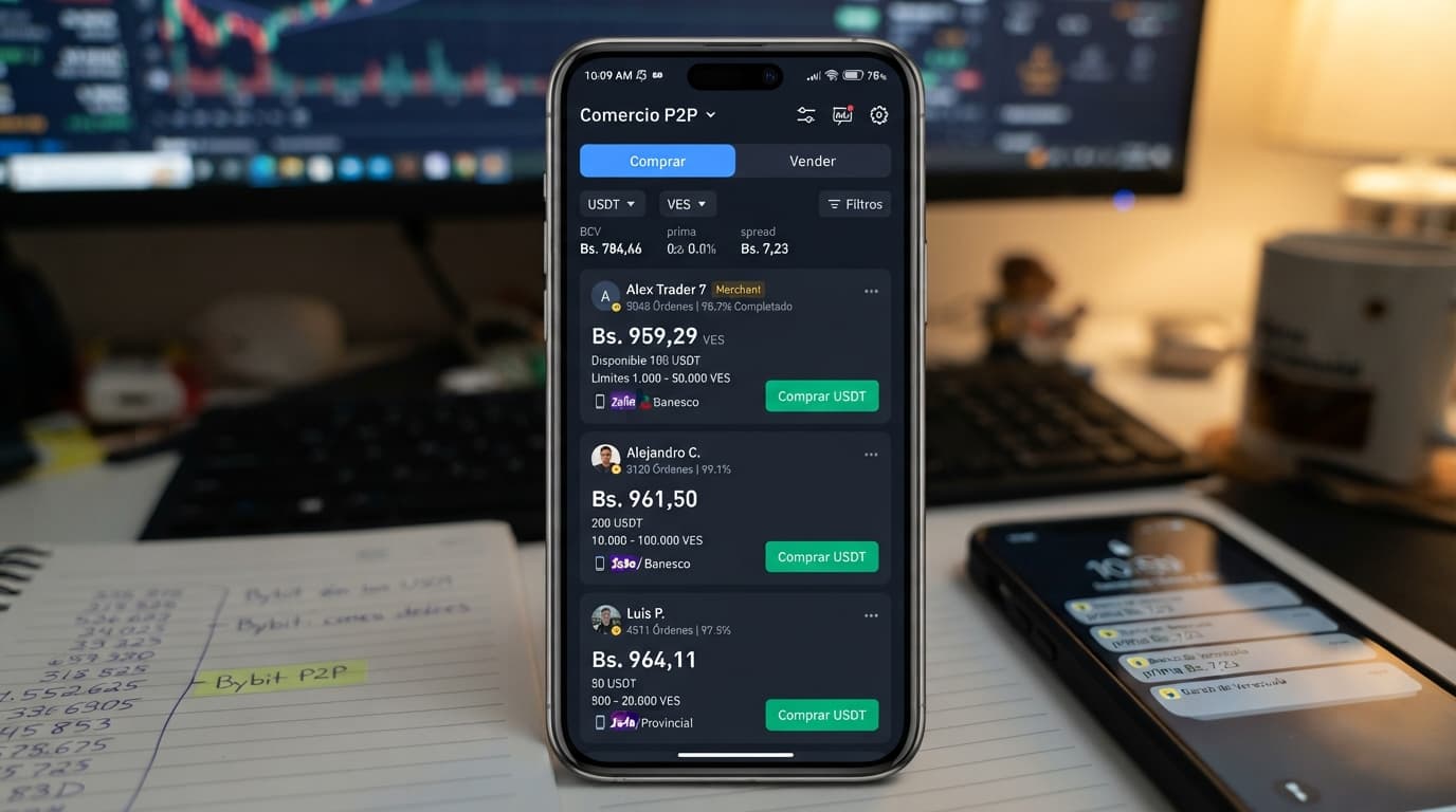 Prima USDT vs BCV en 14,6% y spread real de 0,24%: cómo leer las dos cifras