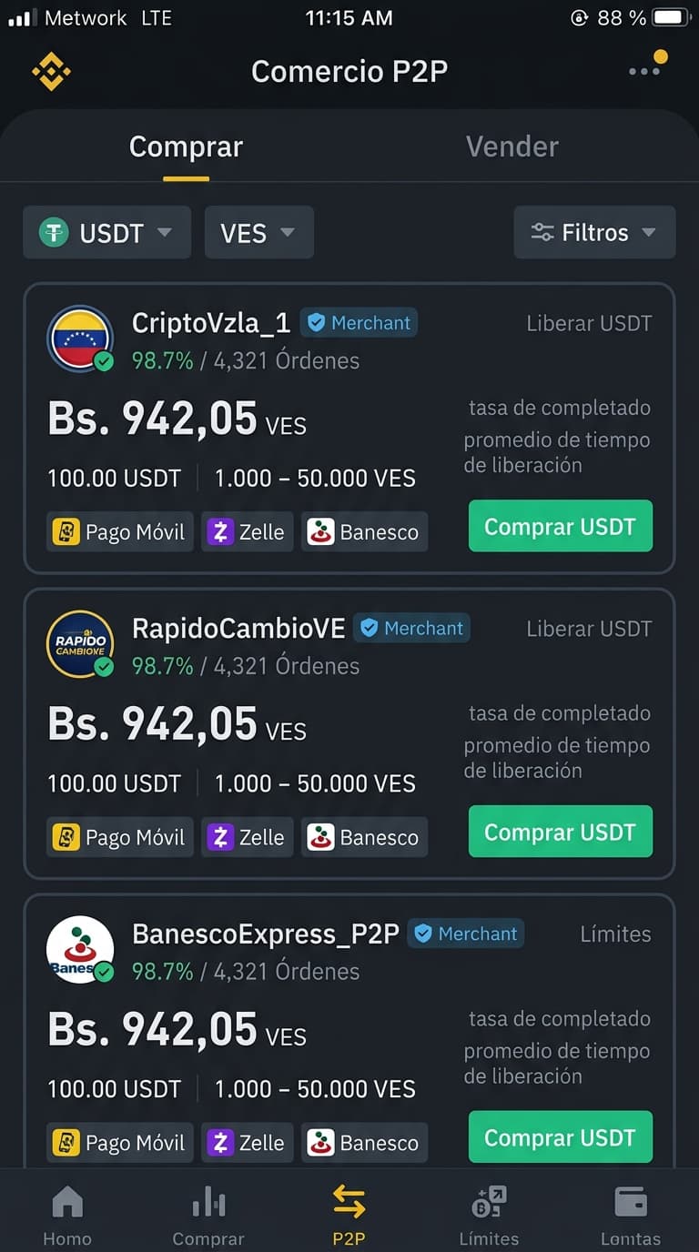 Protocolo antibloqueo P2P en Venezuela: cómo verificar pagos y evitar fraudes