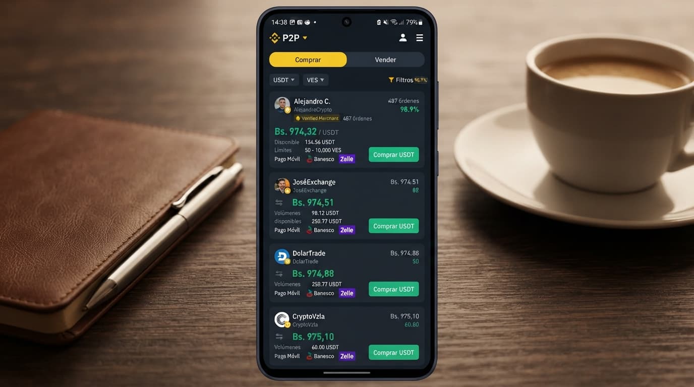 Protocolo antifraude en 7 pasos para operar P2P de USDT en Venezuela