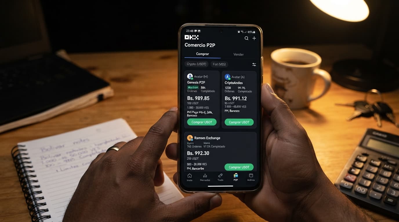 Protocolo de 7 pasos antes de liberar una orden en comercio P2P en Venezuela