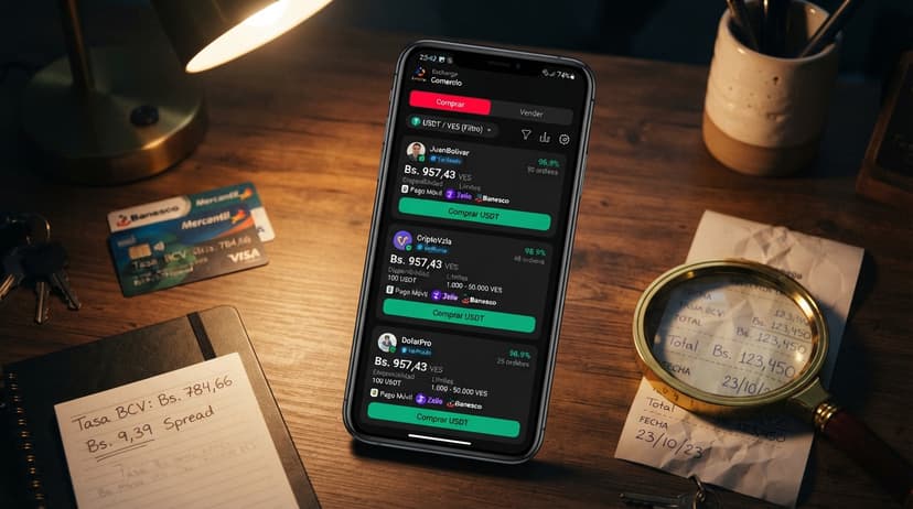 Protocolo de 7 pasos antes de liberar una orden P2P en Venezuela