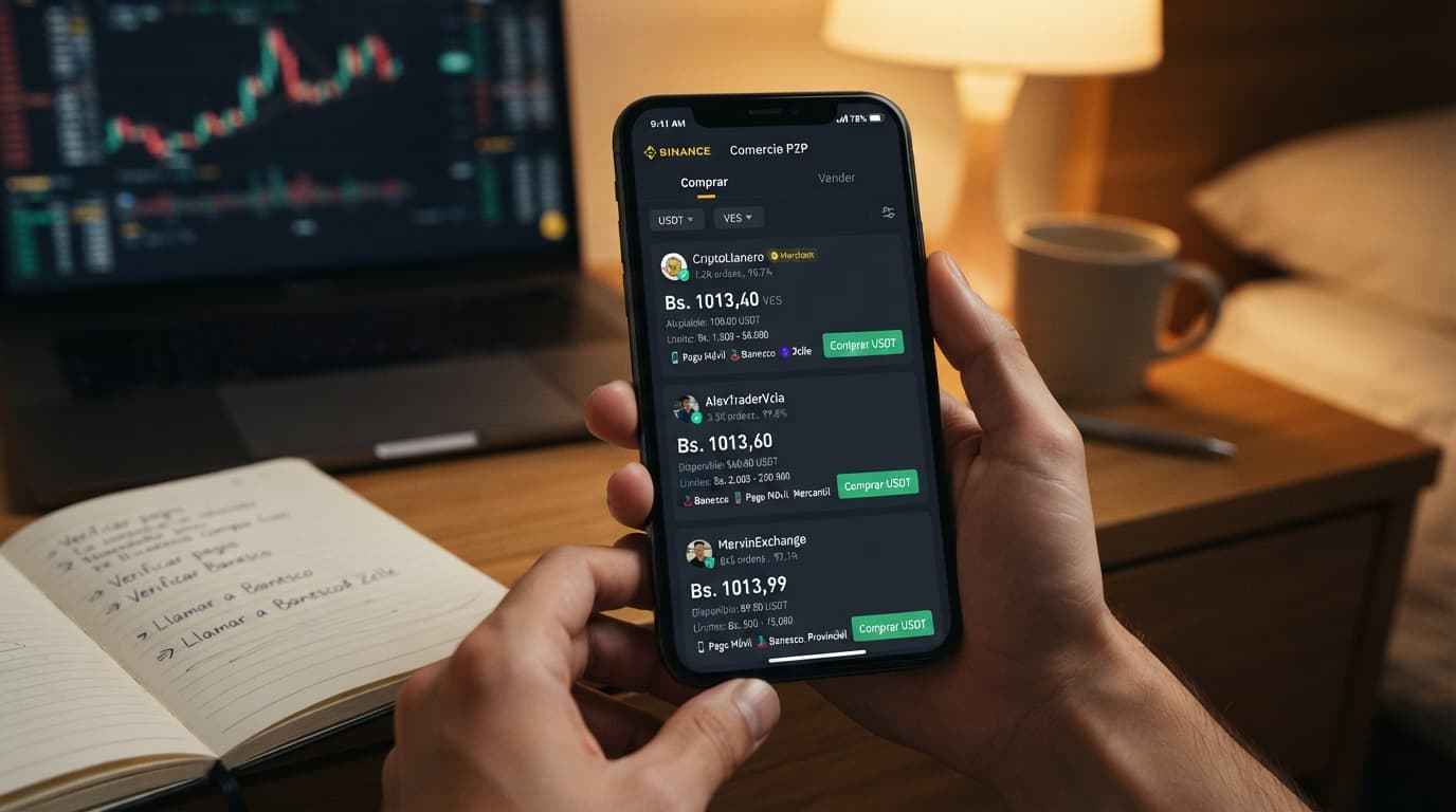 Protocolo P2P: 7 verificaciones antes de liberar USDT en Venezuela